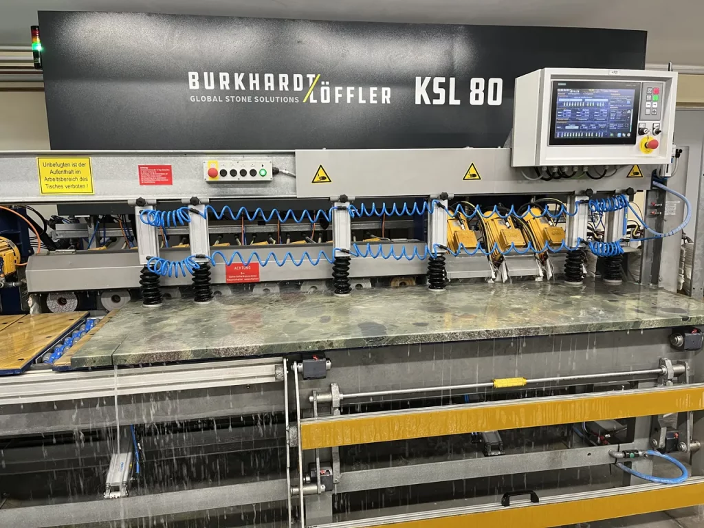 Kantenschleifmaschine von Burkhardt u. Löffler