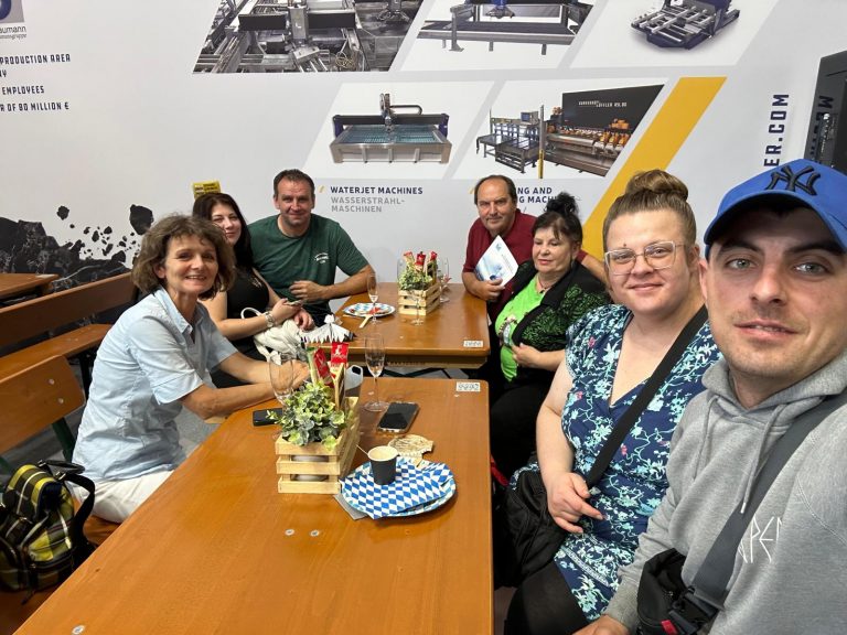 Besuch beim Messestand von Burkhardt & Löffler