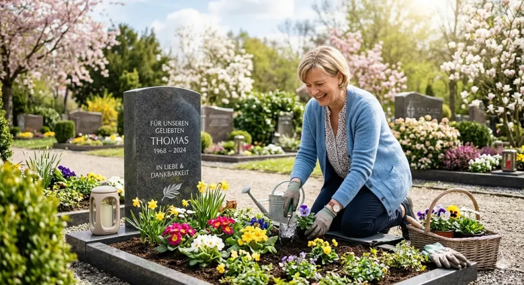 Grabepflanzung als therapeutische Trauerbewältigung