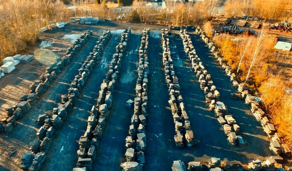 Block- und Trancenlager Bernhardt Naturstein