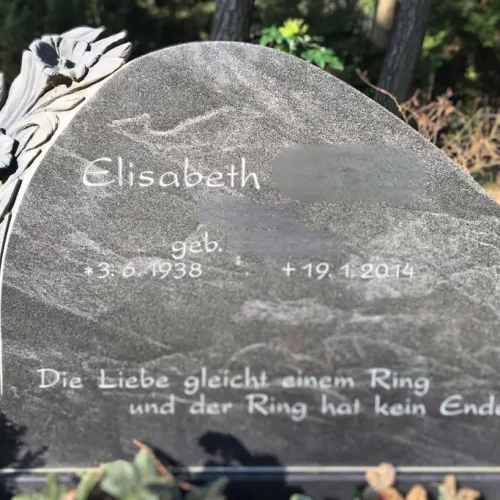 Verkaufte Grabanlage