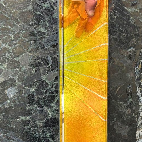 Entstehung Urnengrabanlage Wolga Blue Granit