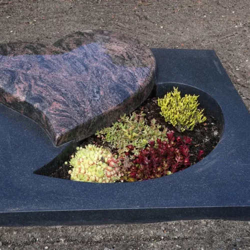 Kissenstein in Herzform